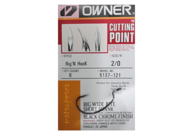 Worm Rig´n Hook 5137 2/0 - Owner