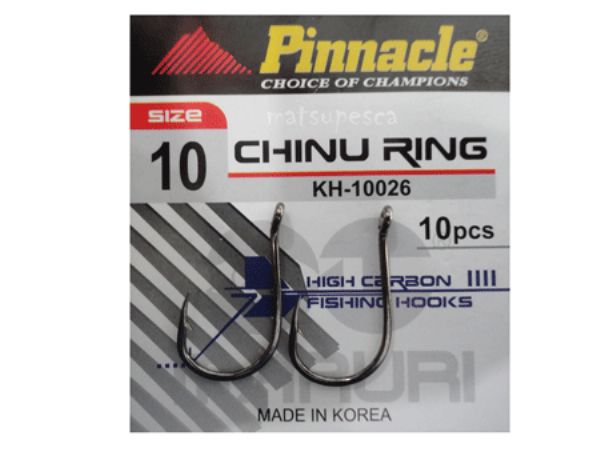 Anzol Chinu Ring Black KH10026 Tam. 10 - Pinnacle