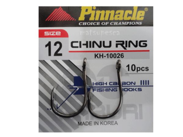Anzol Chinu Ring Black KH10026 Tam. 12 - Pinnacle