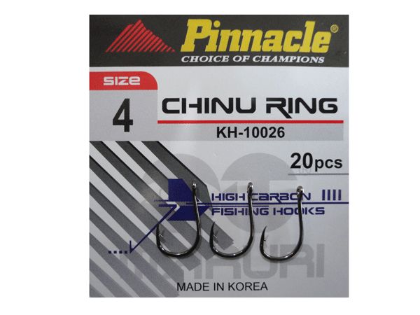 Anzol Chinu Ring KH10026 Black Tam. 04 - Pinnacle