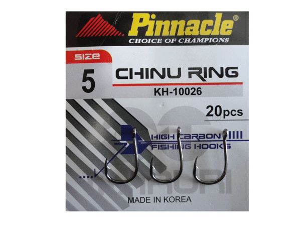 Anzol Chinu Ring KH10026 Black Tam. 05 - Pinnacle