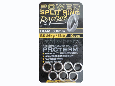 Split Ring 6mm/ 26kg - Rapture